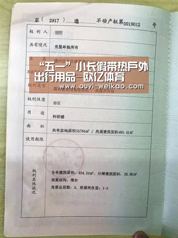 “五一”小长假带热户外出行用品-欧亿体育(图2) 欧亿体育团队