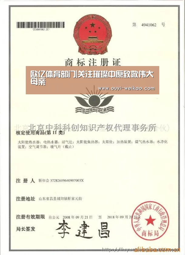 欧亿体育部门|关注璀璨中原致敬伟大母亲(图4) 欧亿体育团队